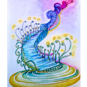 Lithographie l'Escalier en Spirale