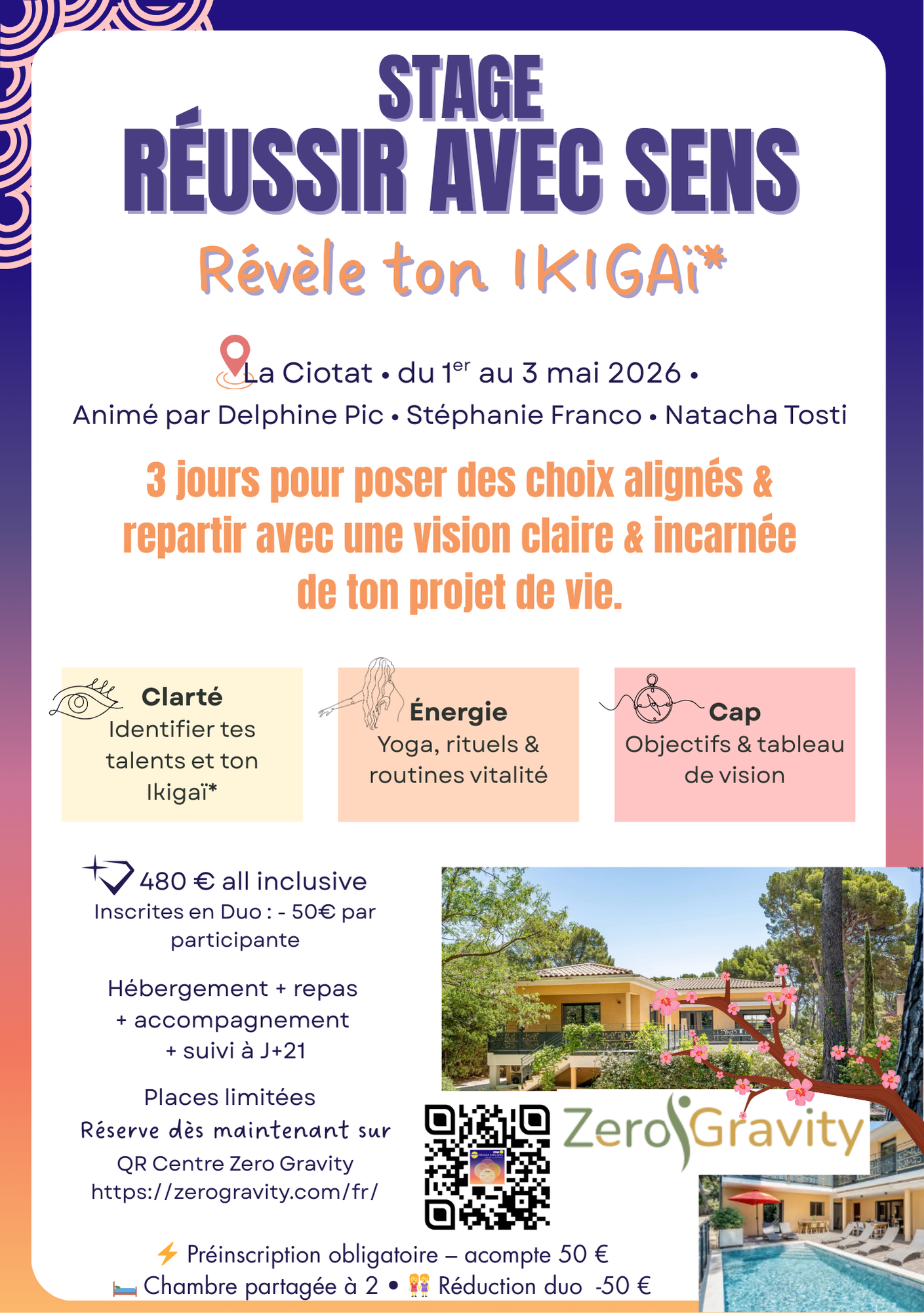 Stage Immersif « Réussir avec Sens »🟣Révèle ton IKIGAï – Image 2