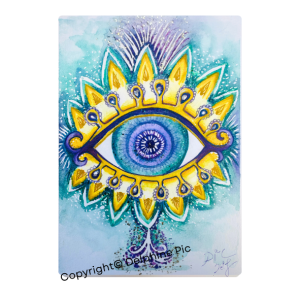 Lithographie - Carte Œil