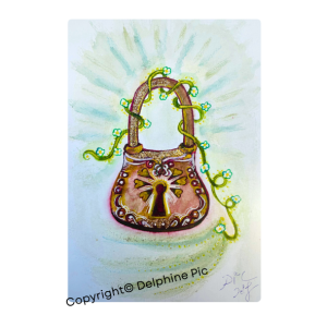 Lithographie - Carte Cadenas