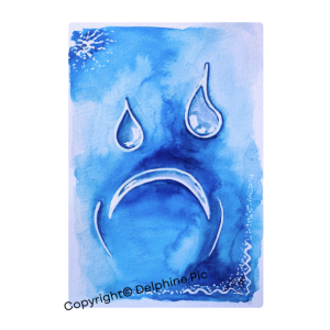 Lithographie – Carte Émotion Tristesse