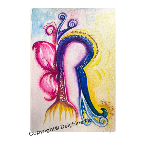 Lithographie - Carte R - Rêver