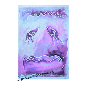 Lithographie – Carte Émotion Peur