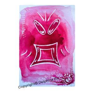 Lithographie – Carte Émotion Colère